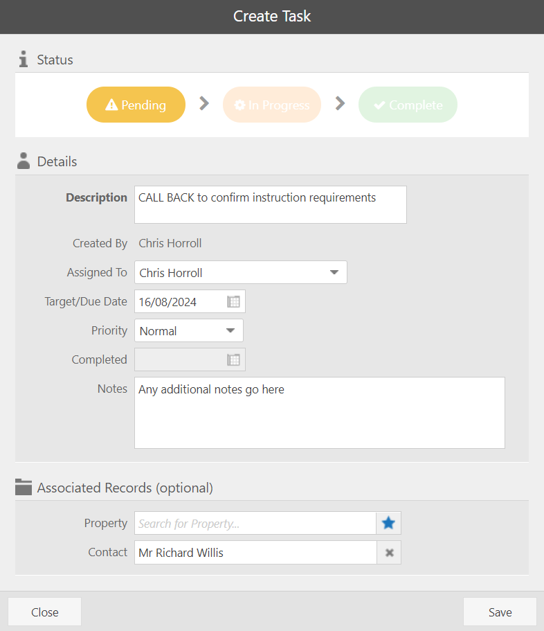 Adding a To Do from Tasks.png