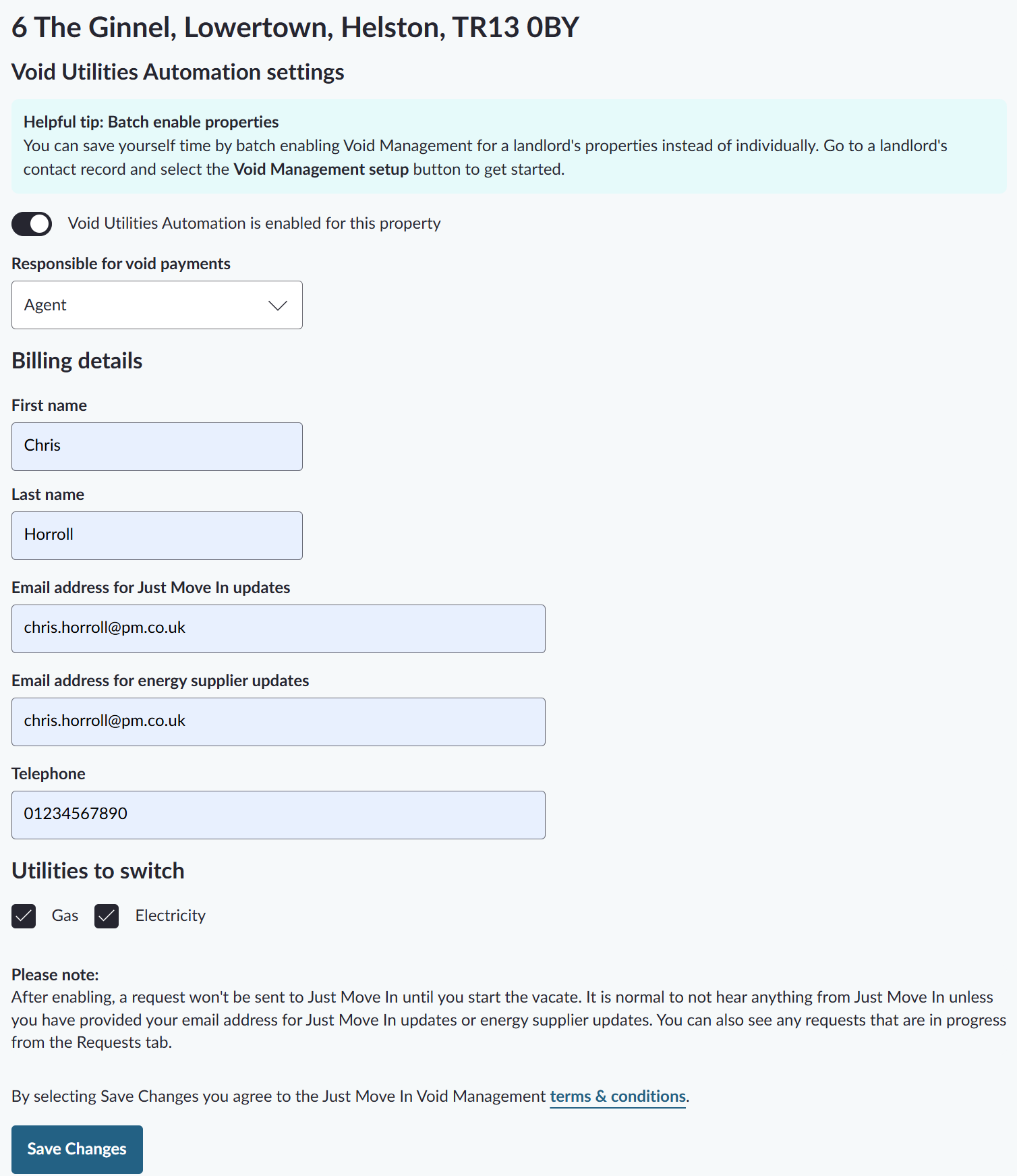 Enabling Void Utilities Automation during the tenancy Vacate Property process2.png