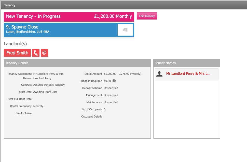 Progressions screen