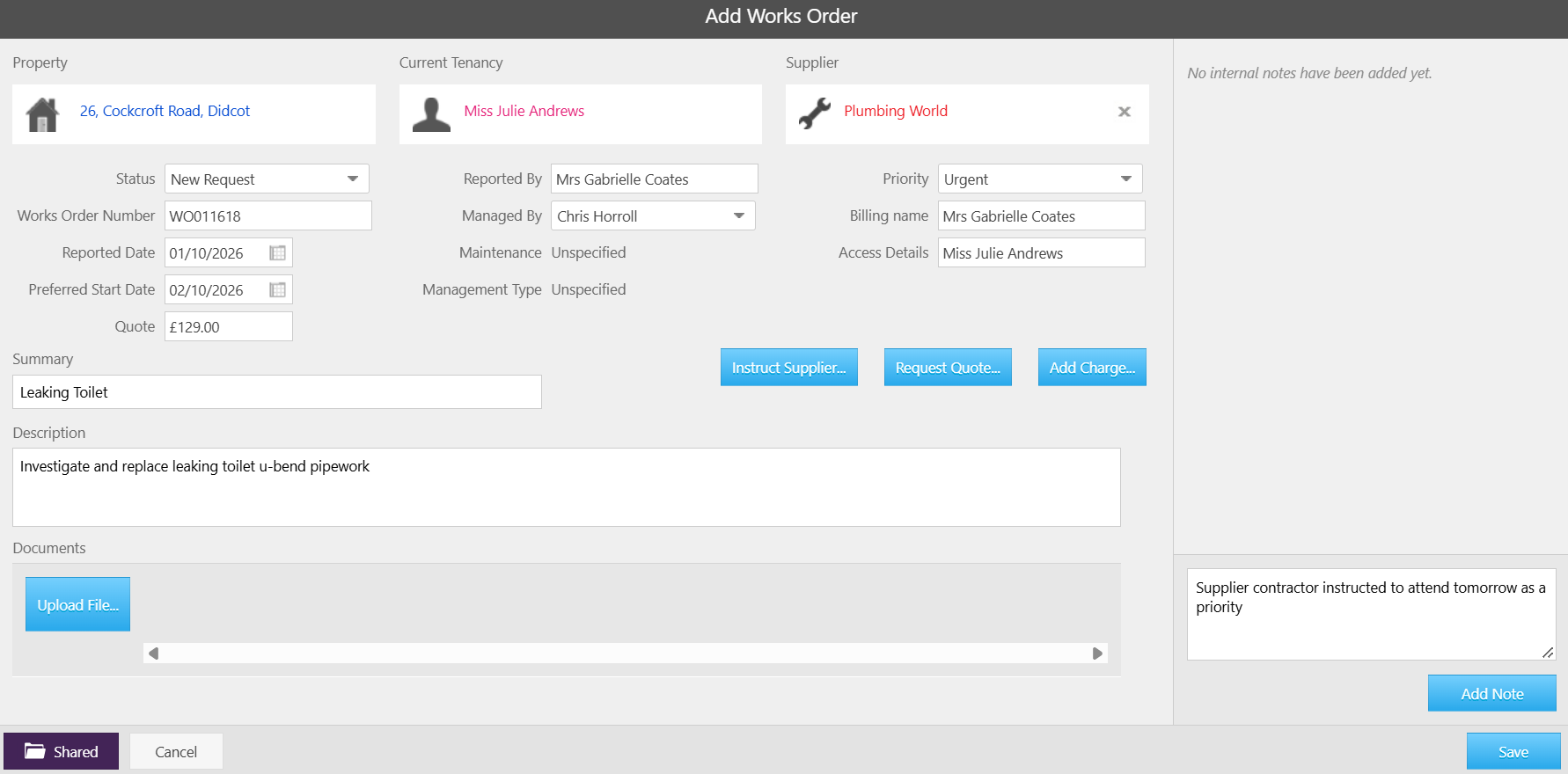 Add a works order instruct supplier or request a quote.png