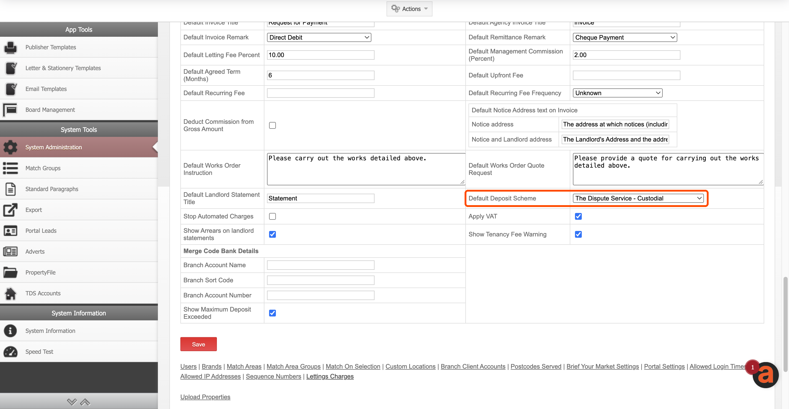 Setting a default deposit scheme for a branch.png