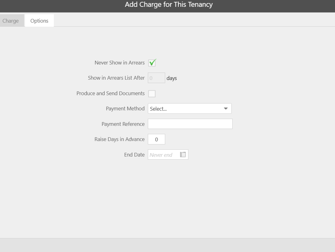 Stopping a charge showing in arrears.png